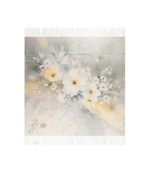 Dámská šála s květinovým vzorem 180x70