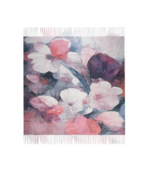 Dámský šátek s květinovým vzorem 100x100