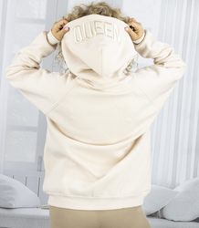  Dámská mikina oversize s výšivkou QUEEN