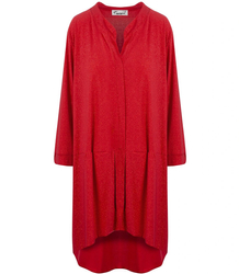 Košile Oversize tunika delší v zadní části