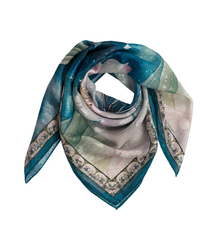 Elegantní dámská šála s šíleným vzorem 70x70