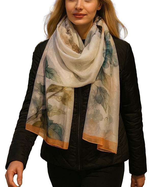 Dámský vzorovaný šátek 70x180