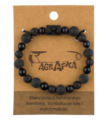 Pánský náramek s přírodními kameny