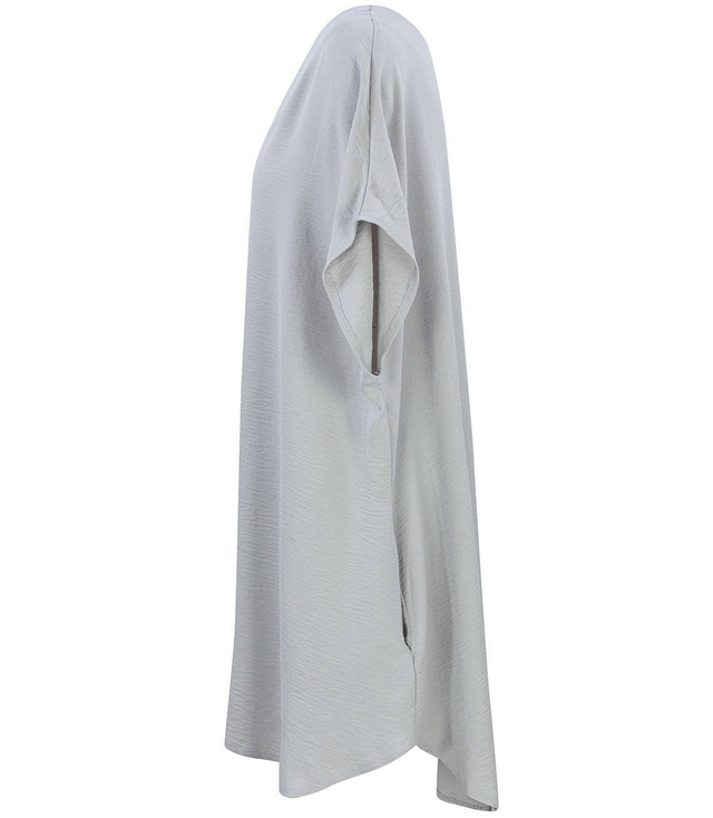 Hladké volné pohodlné tunikové šaty basic mini