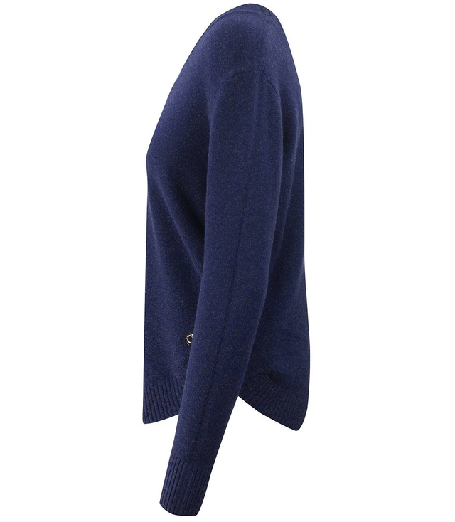 Klasický hladký teplý svetr SEREK