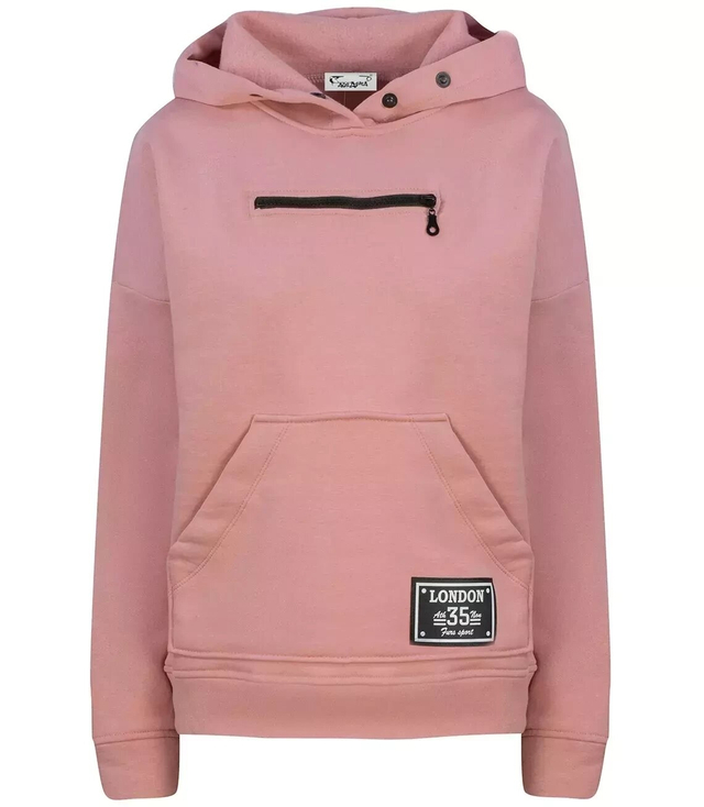 Krátká unisex mikina se zipem z bavlny BASIC