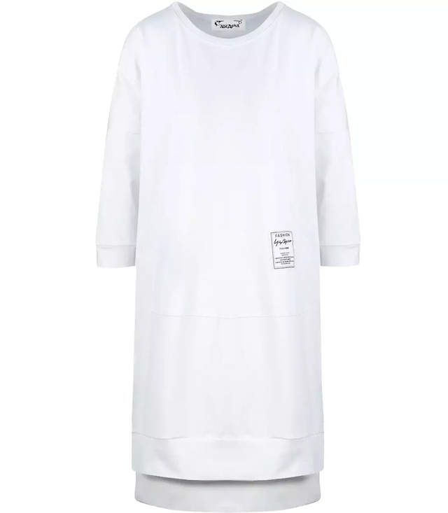 Teplákové šaty tunika halenka tenká bavlna