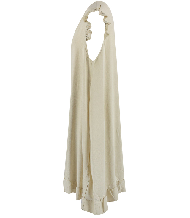 Volné letní midi šaty oversize s volány, HONEY