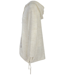 Ažurový svetr s kapucí