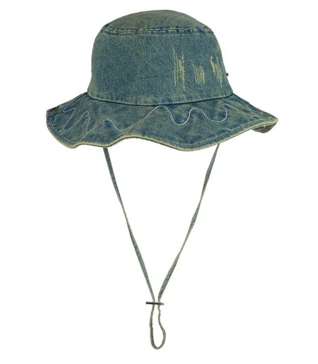 Džínová kbelíková čepice