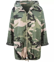 Kabát oversize bomber parka W MORO
