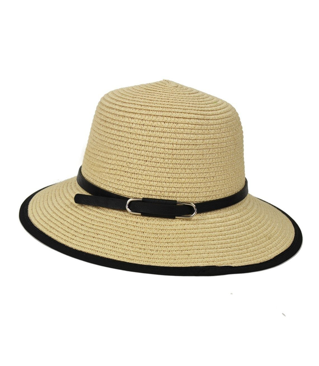 Malý dámský slaměný klobouk stylový safari