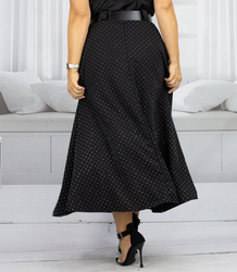 Stylová maxi sukně s flitry elegantní