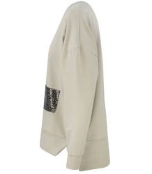 Pohodlná BLUZA s prodlouženým opěradlem CECKINS