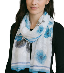 Dámský vzorovaný šátek 70x180