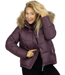 WINTER QUEEN teplá zimní bunda delší bomber bunda