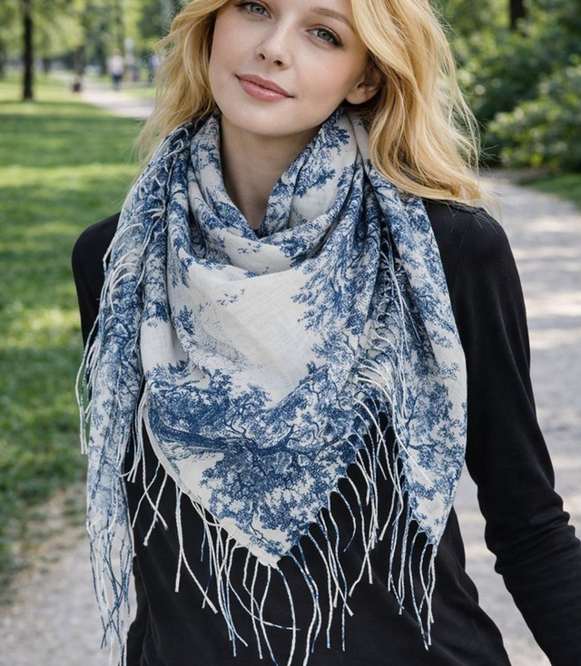 Sling se stylovým pružinovým vzorem 100x100