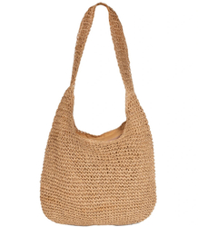 Velká tkaná slaměná taška