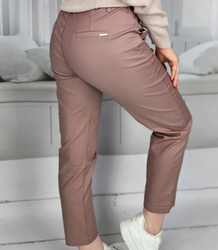 Dámské elegantní barevné cigaretové kalhoty VALERIA