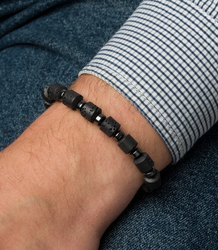 Pánský náramek s přírodními kameny