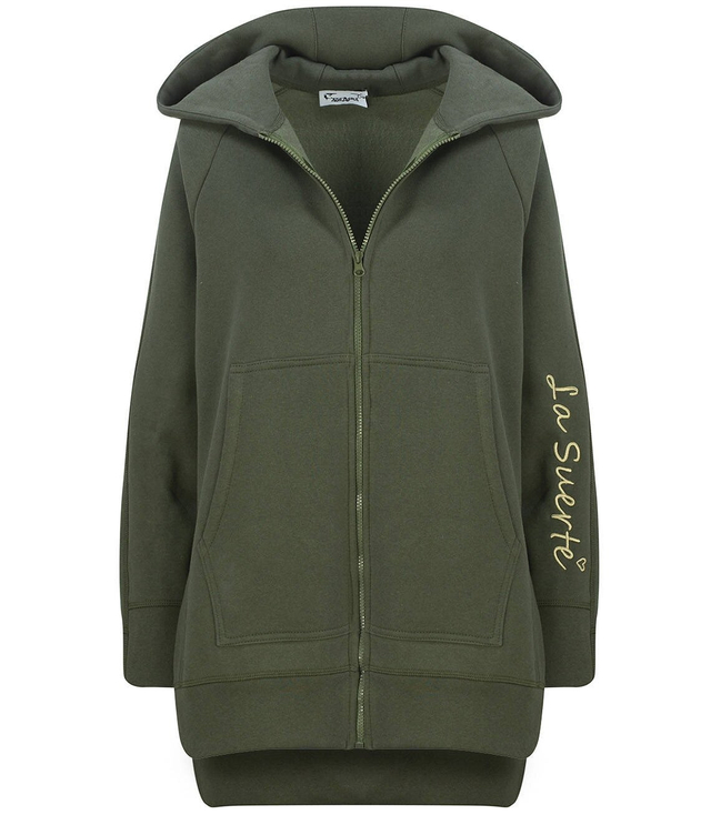 Teplá silná BLUZA s rozparkem