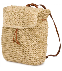 Batoh boho pletené slámy letní stylové pro léto 