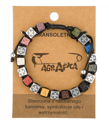 Pánský náramek s přírodními kameny