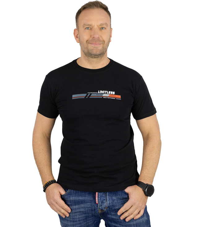 Pánské tričko s krátkým rukávem a sportovním potiskem