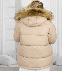 WINTER QUEEN teplá zimní bunda delší bomber bunda