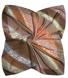 Barevný šátek krásný ombre jarní šátek