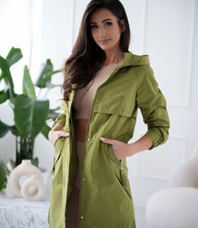 Dámský přechodný kabát parka WIKTORIA