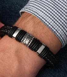 Pánské náramky ideální pro dárek pletené