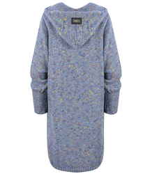 Dlouhý tlustý svetr CARDIGAN bufetový rukáv