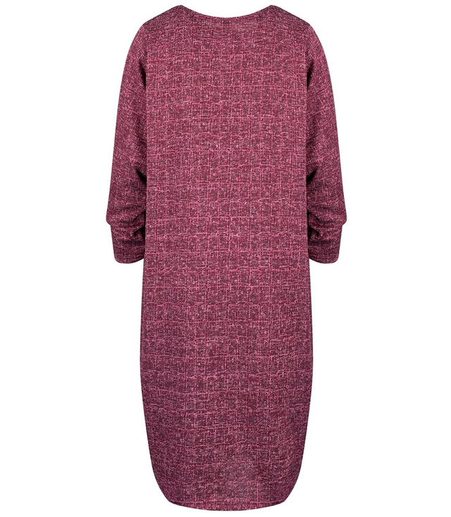 Rovný střih midi šatů Rovný střih Dámské šaty MELANIA