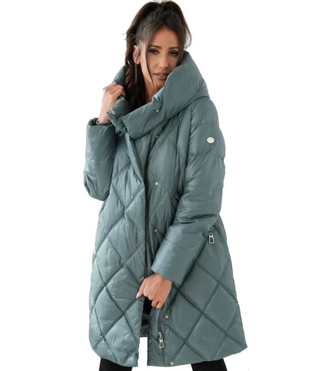 Teplý dámský zimní kabát Quilted Insulated MELANIA