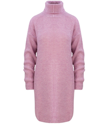 Jednobarevný pletený svetr šaty GOLF