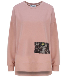 Pohodlná BLUZA s prodlouženým opěradlem CECKINS