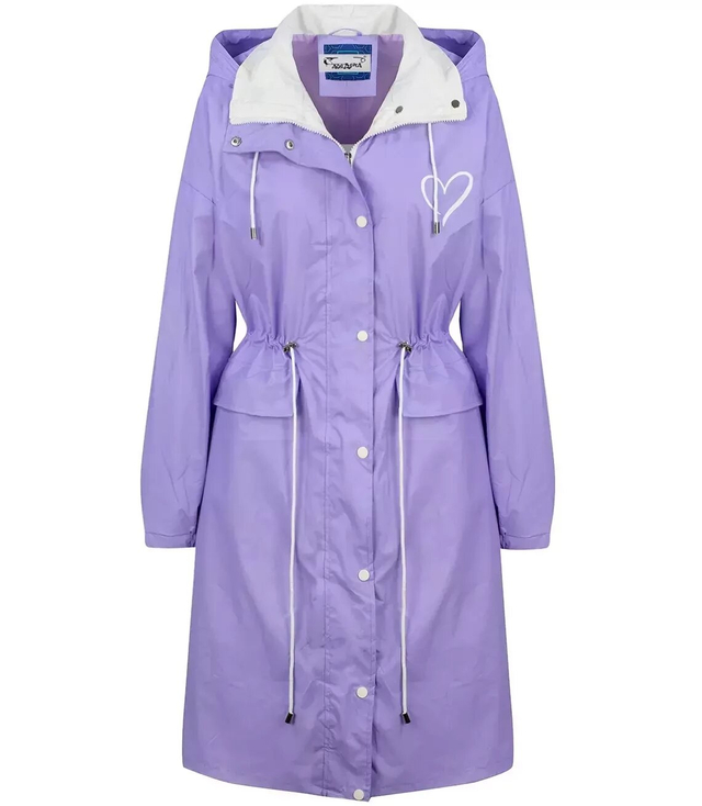 Lehká delší pláštěnka parka