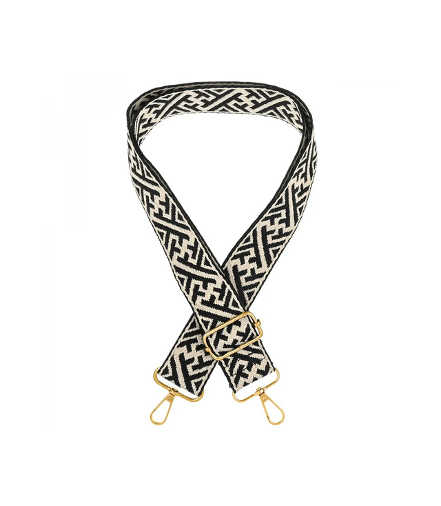 Módní pletený široký popruh kabelky nastavitelný