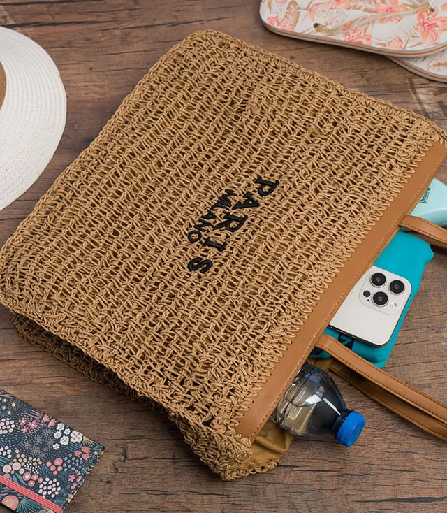 Kostkovaná nákupní taška PARIS MILANO