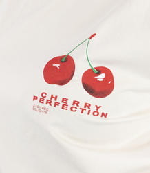  Dámská mikina oversize s potiskem třešní CHERRY PERFECTION