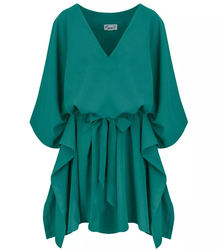 Krásné tunikové šaty netopýří motýl