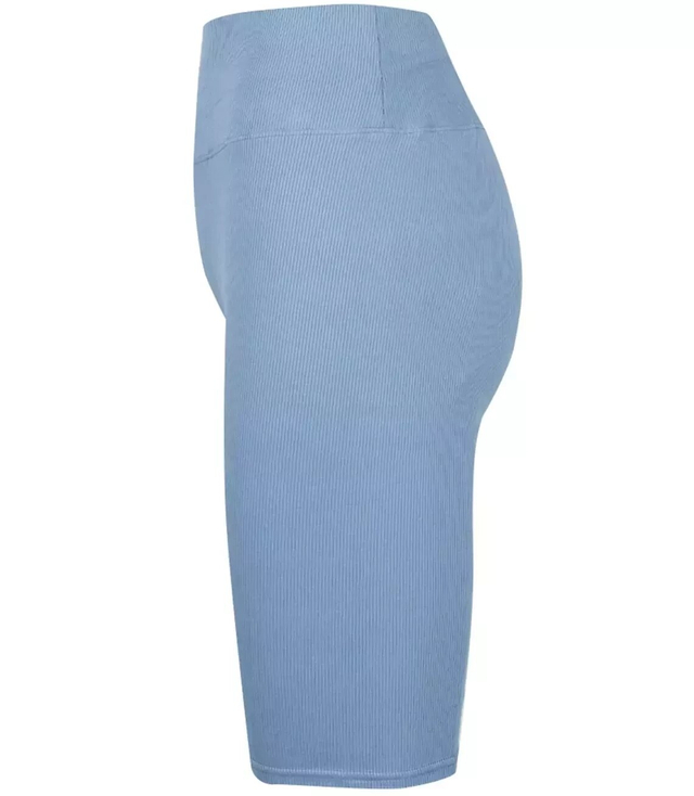 Krátké pruhované legíny plus size ELA