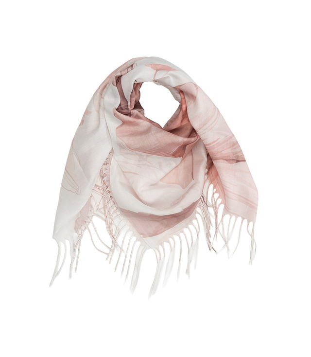 Dámský šátek s květinovým vzorem 100x100