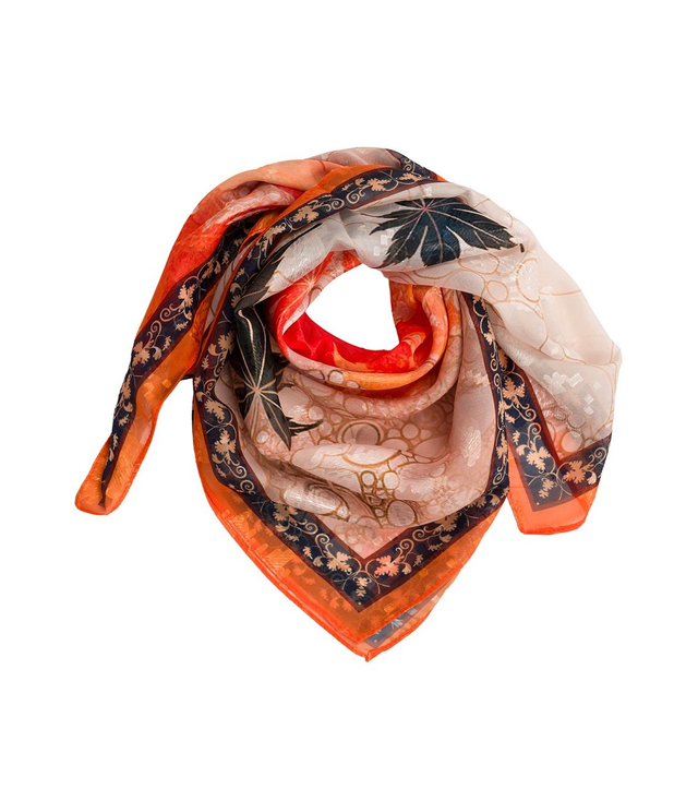 Elegantní dámská šála s šíleným vzorem 70x70