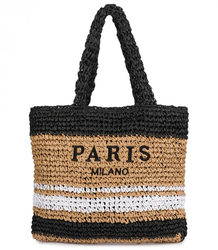 Pruhovaná boho kabelka PARIS MILANO