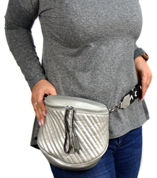 Velká crossbody kabelka ledvinka