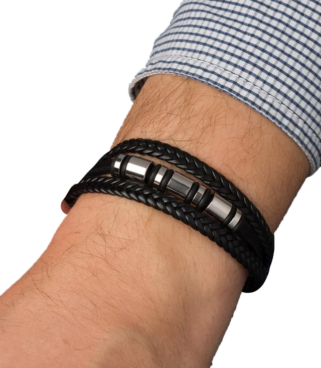 Pánské náramky ideální pro dárek pletené