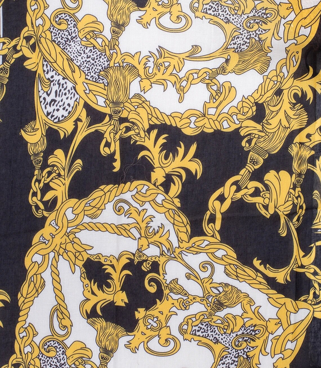 Stylový šátek viskózový vzorovaný Elegant 180cmx90cm
