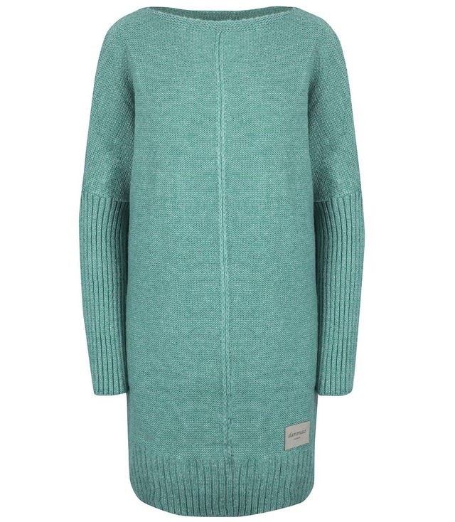 Dlouhý svetr Pletené tunikové šaty